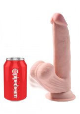 Realistické 3D Dildo Cock Swinging Balls 18 x 5 cm - gb30666