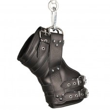 Leather hanging ankle cuffs Leather hanging ankle cuffs