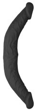 Double dildo Realrock 36 x 4,4 cm Black - gb39632