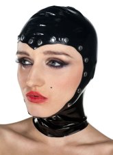 Latexová maska s kovovými nýty Latexová maska s kovovými nýty