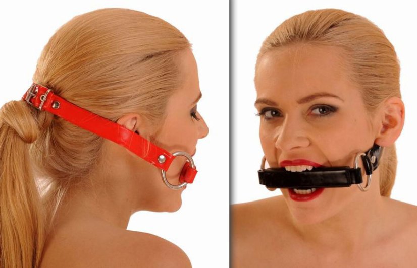 Latexový roubík "Pony" s gumennou uzdou