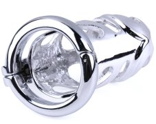 Kovový pás cudnosti Lock Love 9 x 3,5 cm - L Kovový pás cudnosti Lock Love 9 x 3,5 cm - L