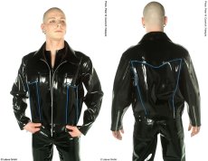 Silná latexová bunda