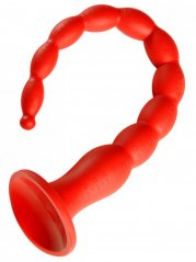 Long Stretch Worm Dildo N°2 (40 x 4 cm) Red - gb36526