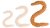 Double Dildo Scolop L 60 x 5 cm Orange - gb30742
