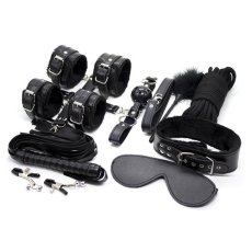 Čierna BDSM sada (10 dielov)