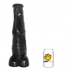 Černé dildo - Bear (32 x 10 cm)