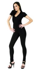 Elastický catsuit s krátkymi rukávmi