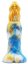 Dildo Wolorz 20 x 6 cm Gold-Blue - gb33565