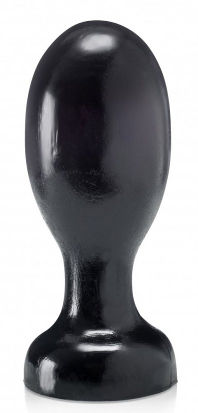 Černý anální kolík - Knop (14 x 6,6 cm)