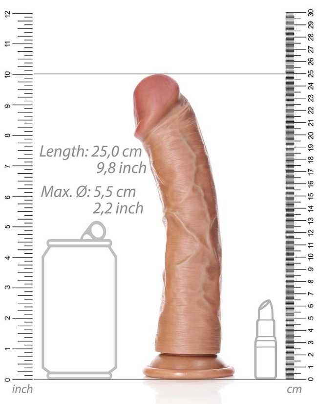 Realistic Dildo Curved Strong 23 x 5,5 cm Latino - gb44472