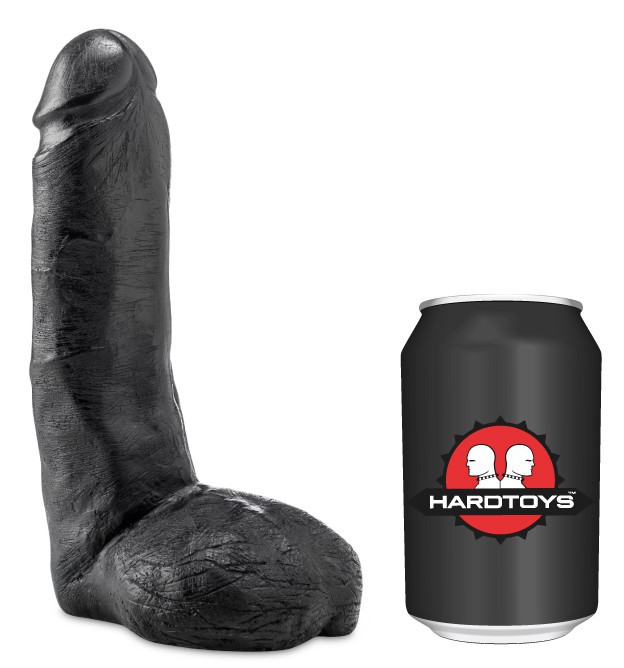 Černé dildo - UR14 (18 x 5,5 cm)