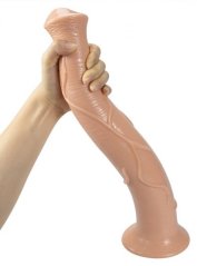 Koňské dildo Big Horse 38 x 6 cm v tělové barvě