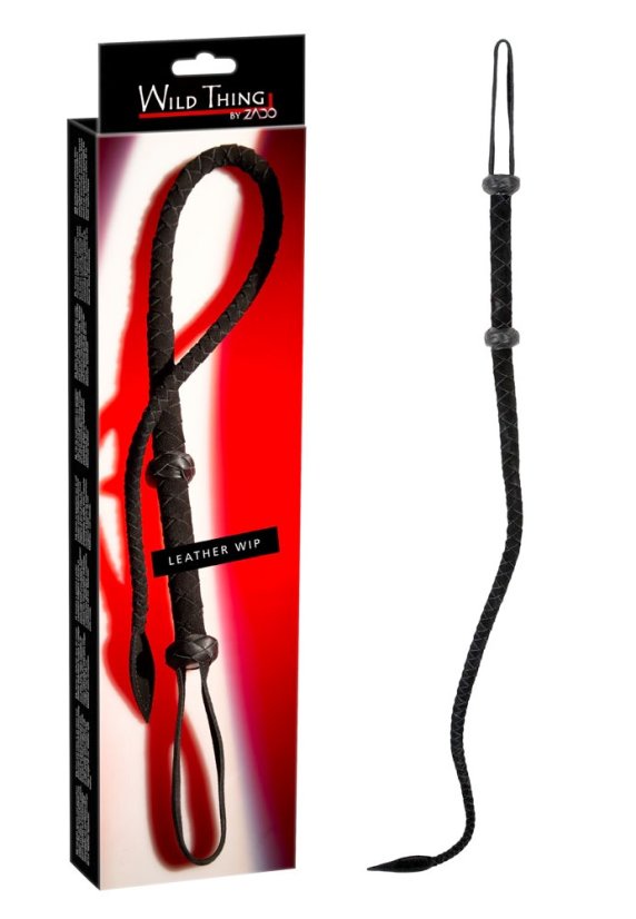 Kožený pletený bič