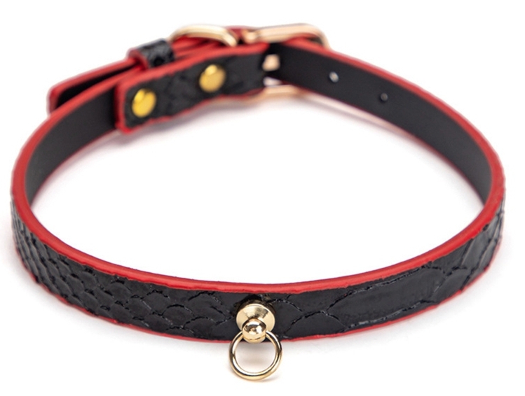 BDSM sada Crocodile - obojok