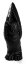 Čierne dildo - Chouette (32 x 14 cm) - gb10107