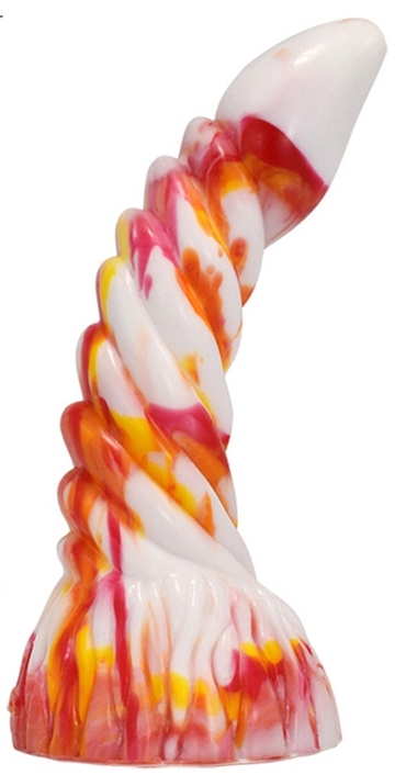 Arkan Dildo 18 x 5 cm White-Orange - gb33567