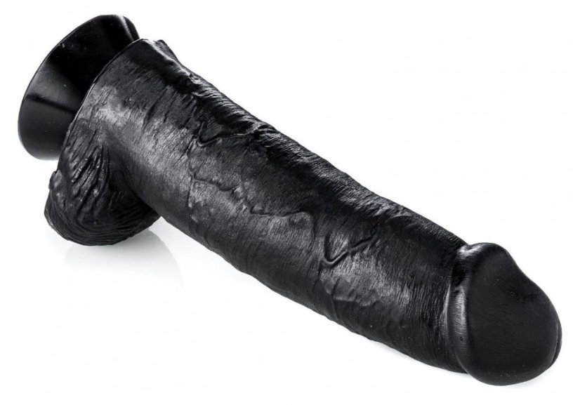 Čierne dildo - Super Marvin (26 x 7,6 cm)