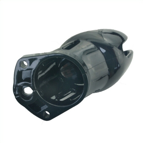 Čierny pás cudnosti pre mužov - menšia veľkosť - pohľad dovnútra