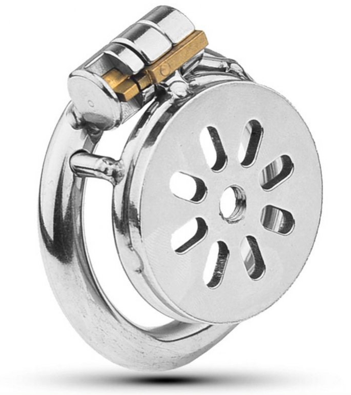 Kovový pás cudnosti Flat 2 cm - L (krúžok 5 cm)