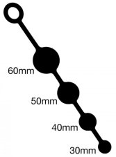 Silicone Anal Balls Quat 35 x 6 cm - gb31308