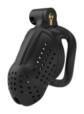 Pánsky pás cudnosti - Dottia čierny (8,5 x 3,5 cm)