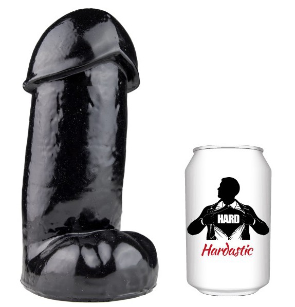 Černé dildo - Super Bruce (18 x 9,5 cm)