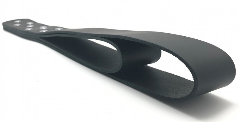 Dvojitá kožená plácačka - 44 x 5 cm