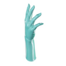 Latex gloves - jade color