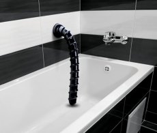 Černé dildo - Swirl Hose Snake (45 x 5 cm)