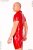 Men's latex catsuit with short sleeves and legs