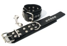 Luxusní kožená pouta na ruce