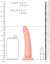 Slim Dildo 15,5 x 3,8 cm - gb44518