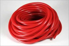 Červená latexová hadice