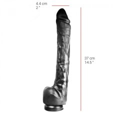 Dildorama XXL Dildo 27 x 5 cm Black - gb12759