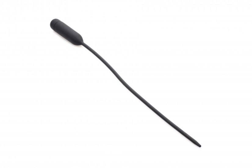 Vibrating silicone urethral probe (35 x 0.5 cm)