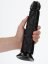 Mega Curved Dildo RealRock 25 x 5,6 cm Black - gb44404