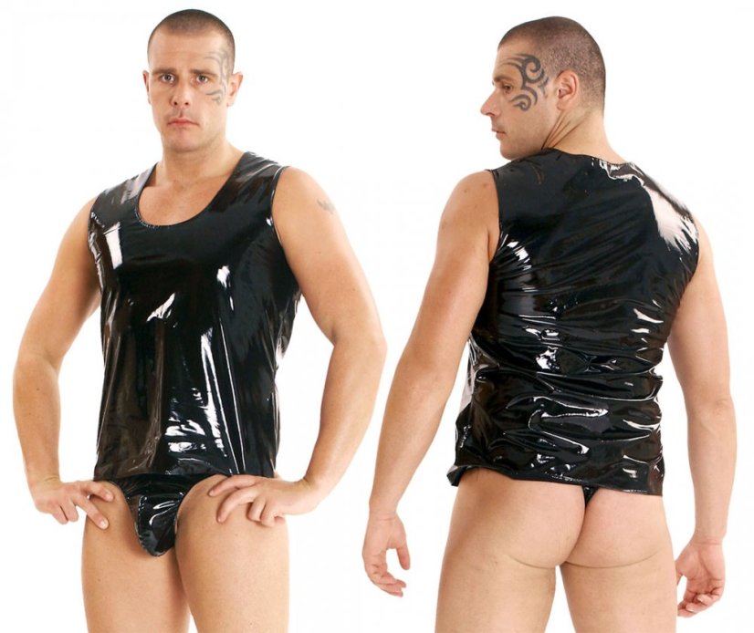 Lakové tílko s plnými zády