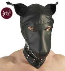 Psej maska s obojkom