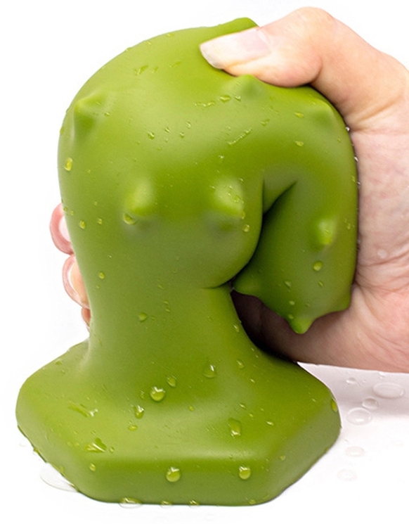 Monster Spike Silicone Plug L 14 x 5.5 cm Green - gb31133