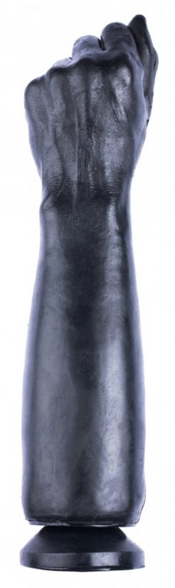 Černé fisting dildo - Long Deep Hold (30 x 8 cm)