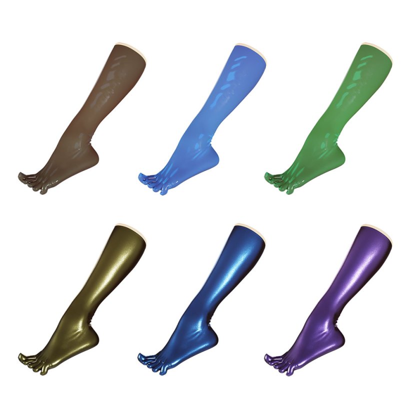 Latexové prstové ponožky UniqDsn (typ 2) - speciální barvy
