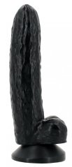 Černé dildo CUCUMDICK 16 x 4 cm ve tvaru okurky