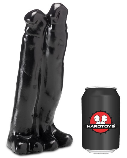 Čierne dvojité dildo