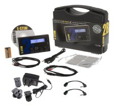Electrosex set E-Stim 2B including power adapter and adapters for Mystim accessories