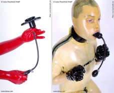 Speciální latexový nafukovací roubík