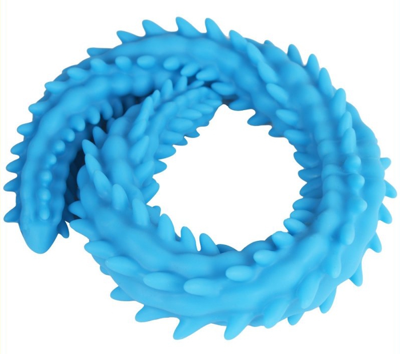 Double Dildo Scolop L 60 x 5 cm Blue - gb44579