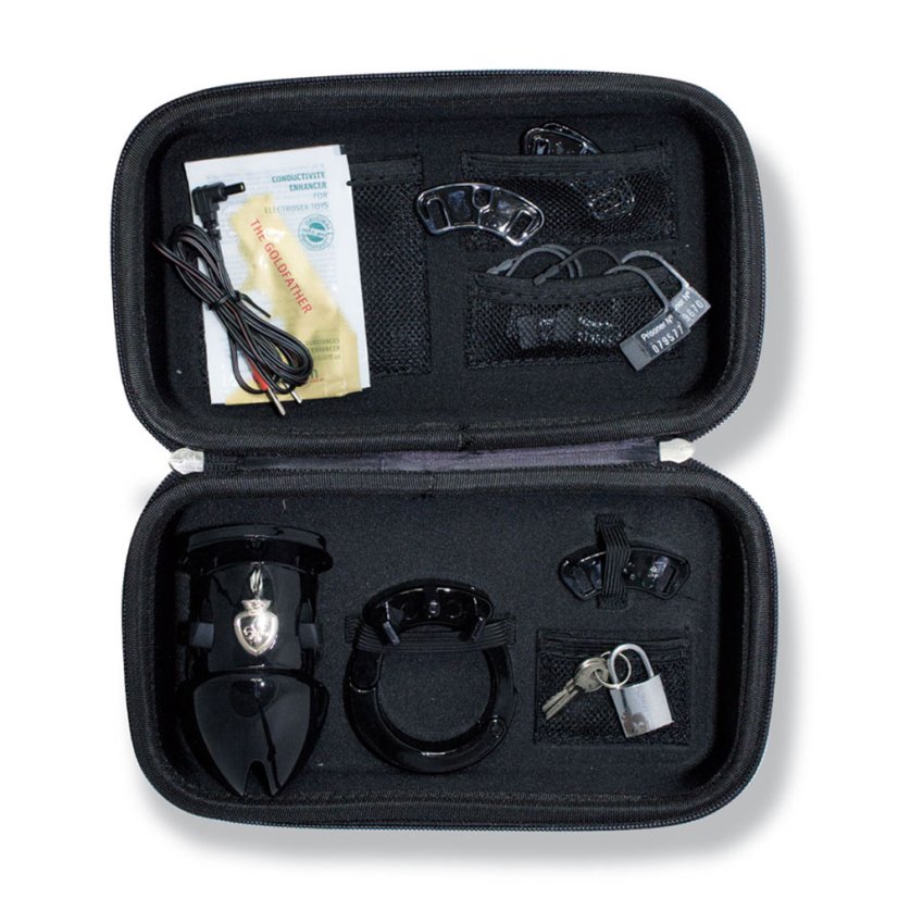 Pás cudnosti pre mužov - Pubic Enemy No 1 - Black Edition - obsah balenia