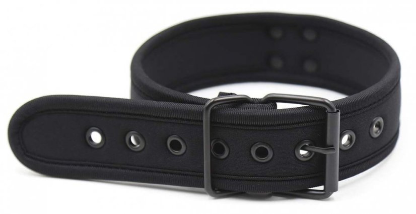 Neoprénový obojok čierny