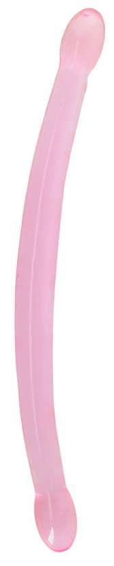 Double Dildo Crystal RealRock 42 x 3,5 cm Pink - gb44462